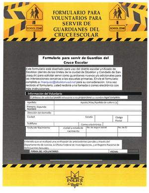Seeking Crossing Guard